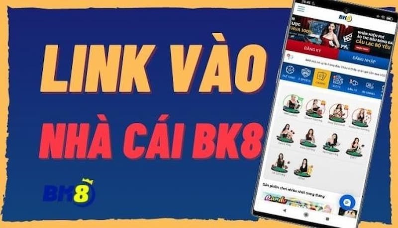 Hướng dẫn đăng nhập nhà cái BK8 thông qua thiết bị di động