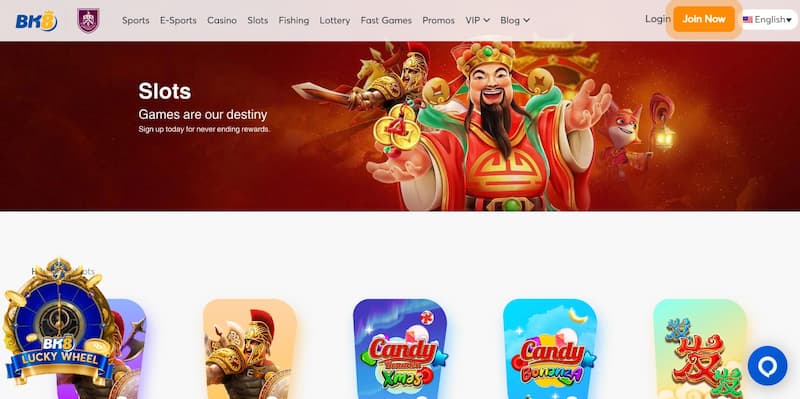 Giới thiệu chung về sảnh game nổ hũ BK8