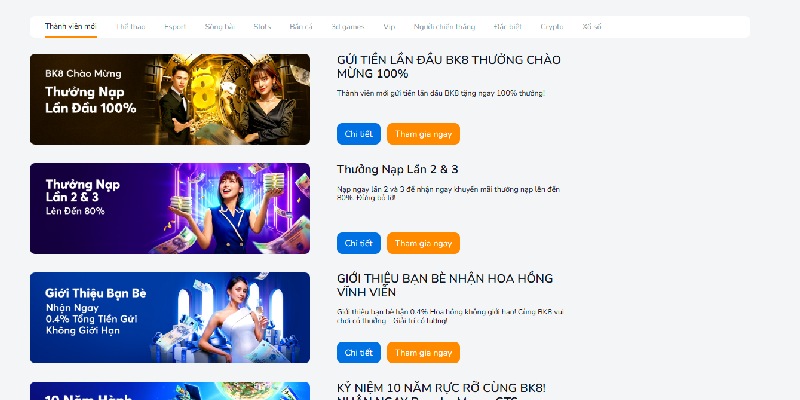 Ưu đãi và khuyến mãi hấp dẫn tại nhà cái